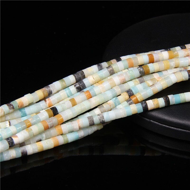 2x4mm 15'' Natural Gemstone Heishi Spacer Beads Loose for Jewelry Making DIY - Picture 23 of 48