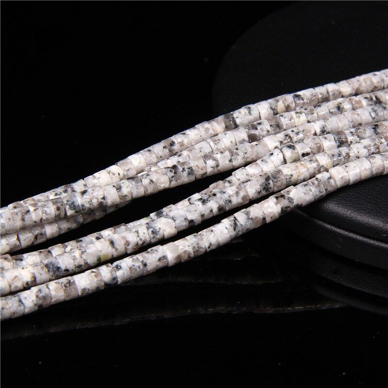 2x4mm 15'' Natural Gemstone Heishi Spacer Beads Loose for Jewelry Making DIY - Picture 28 of 48