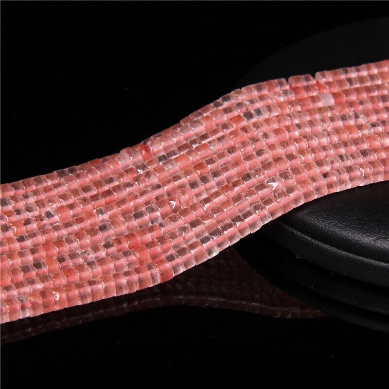 2x4mm 15'' Natural Gemstone Heishi Spacer Beads Loose for Jewelry Making DIY - Picture 30 of 48