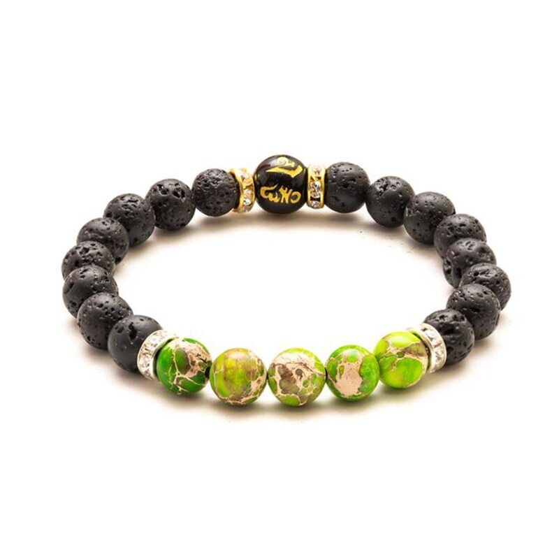 7 Chakra Lava Stone Crystal Healing Bracelets Natural Anxiety Relief Meditation - Picture 13 of 21