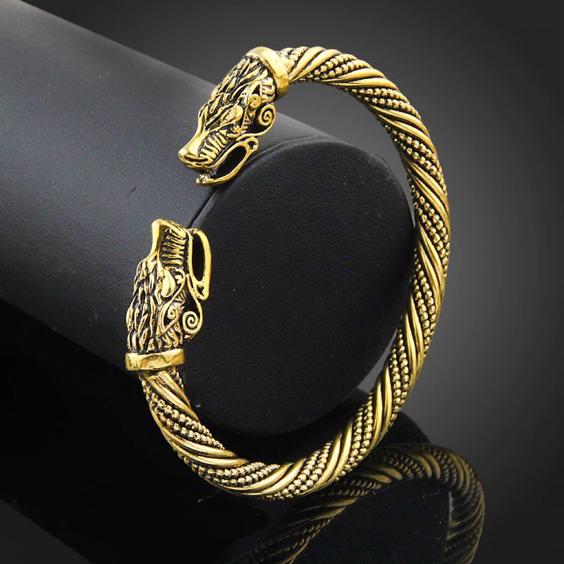 Viking Men Cuff Bracelets Silver Cuff Bracelet Retro Twisted Braided Open Bangle - Picture 17 of 28