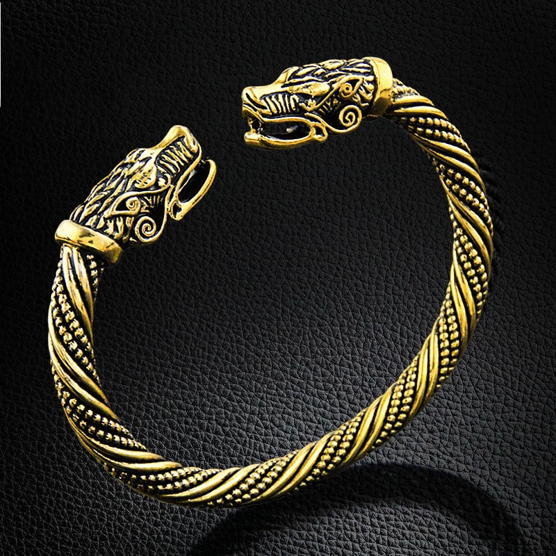 Viking Men Cuff Bracelets Silver Cuff Bracelet Retro Twisted Braided Open Bangle - Picture 18 of 28