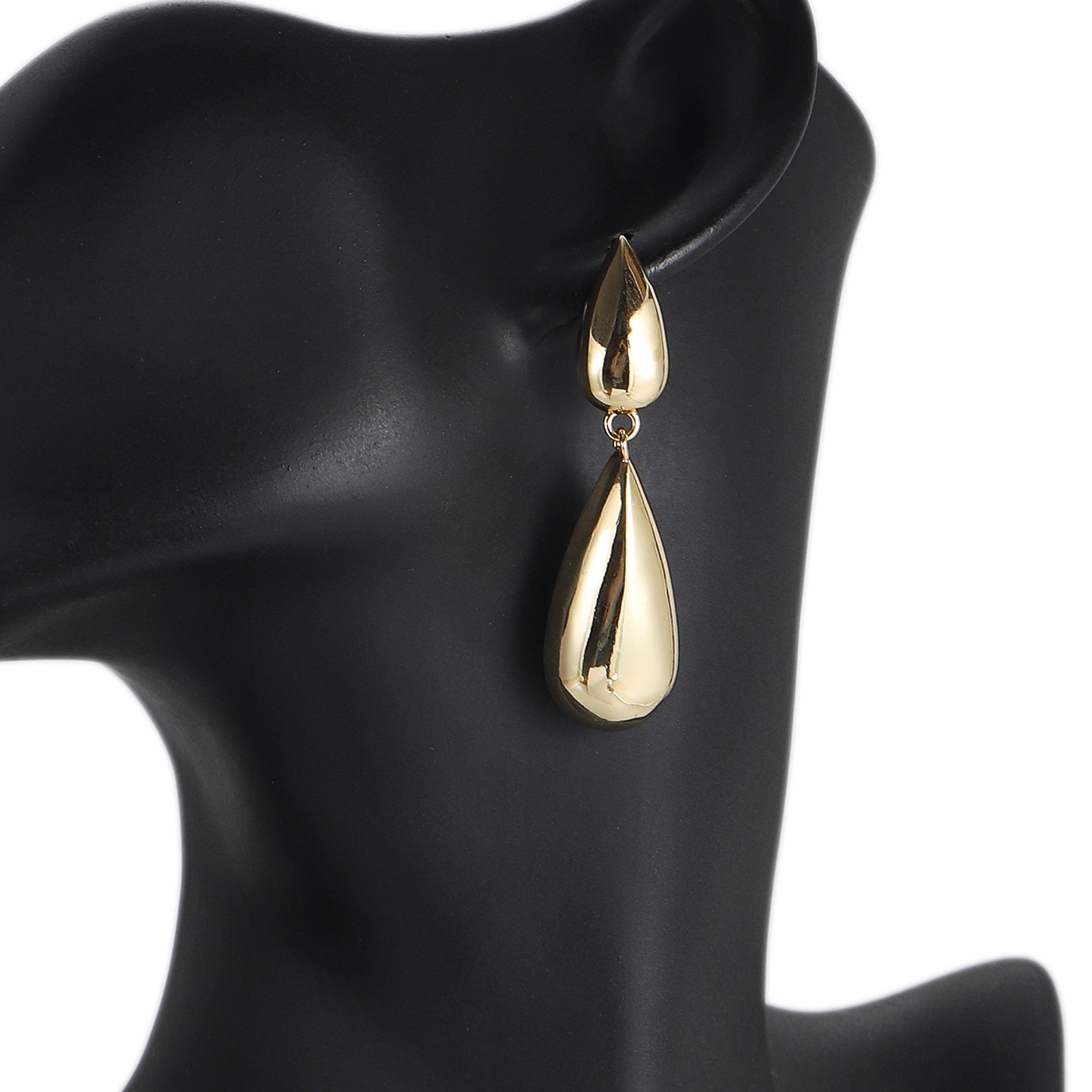 Gold Color Geometric Circle Small Stud Dangle Earrings for Women Statement Beads - Picture 34 of 51
