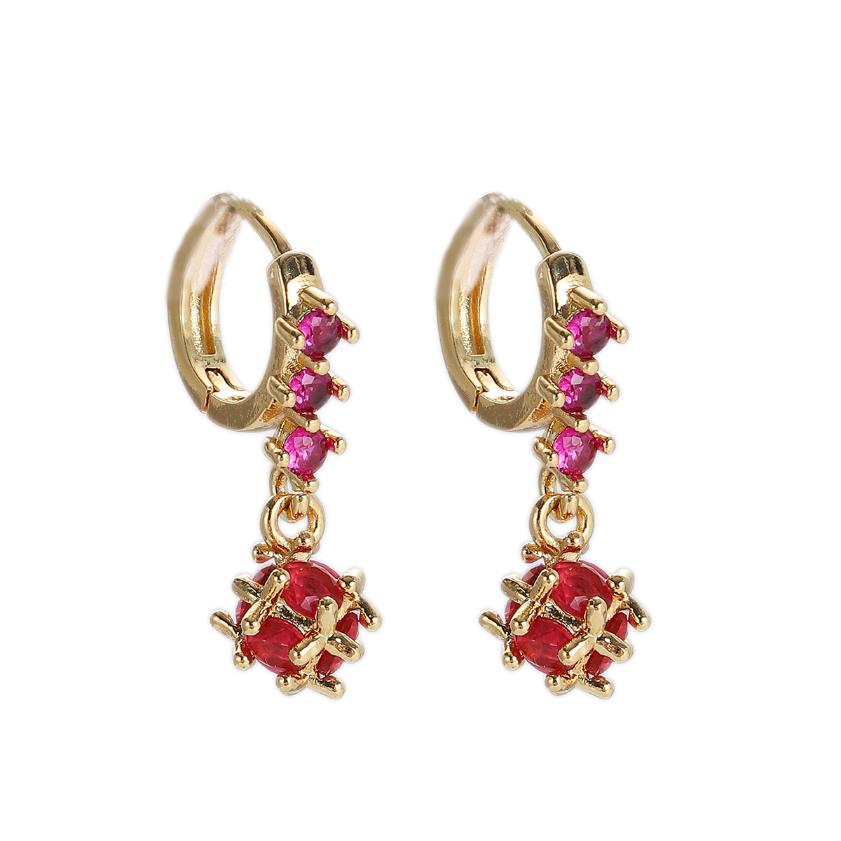 Bohemian Hoop Earrings for Women Paired Hoop Gold Color Earrings Fashion Jewelry - Picture 19 of 71