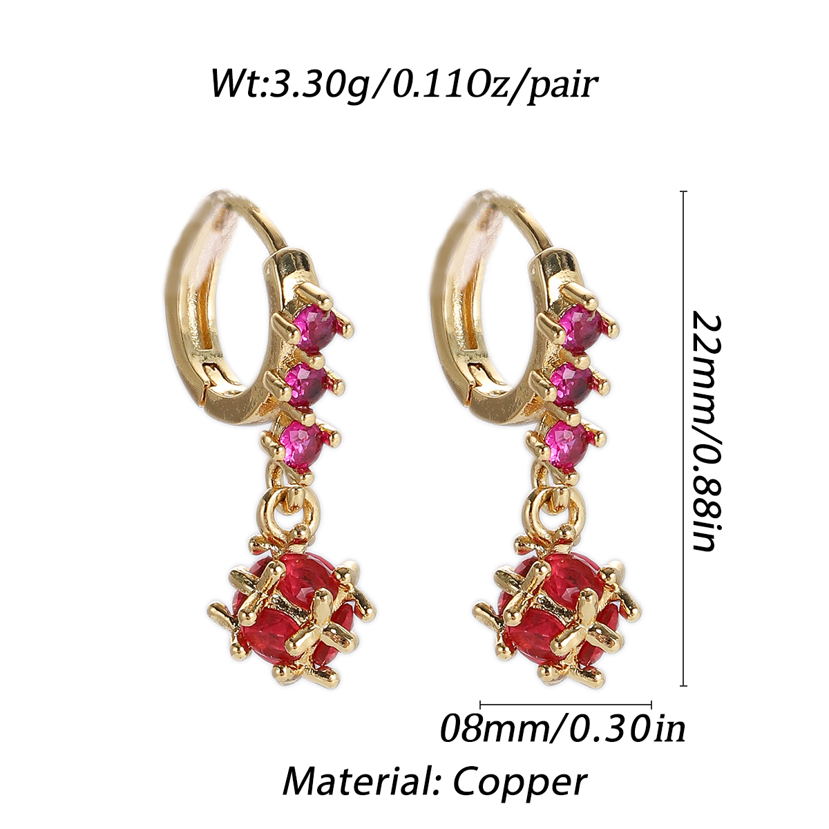 Bohemian Hoop Earrings for Women Paired Hoop Gold Color Earrings Fashion Jewelry - Picture 24 of 71