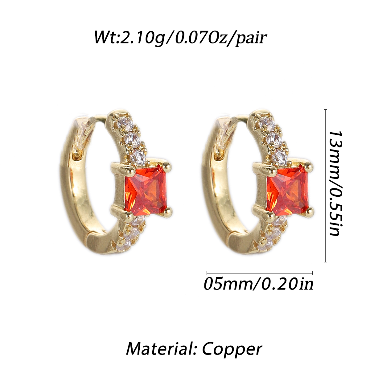 Bohemian Hoop Earrings for Women Paired Hoop Gold Color Earrings Fashion Jewelry - Picture 47 of 71