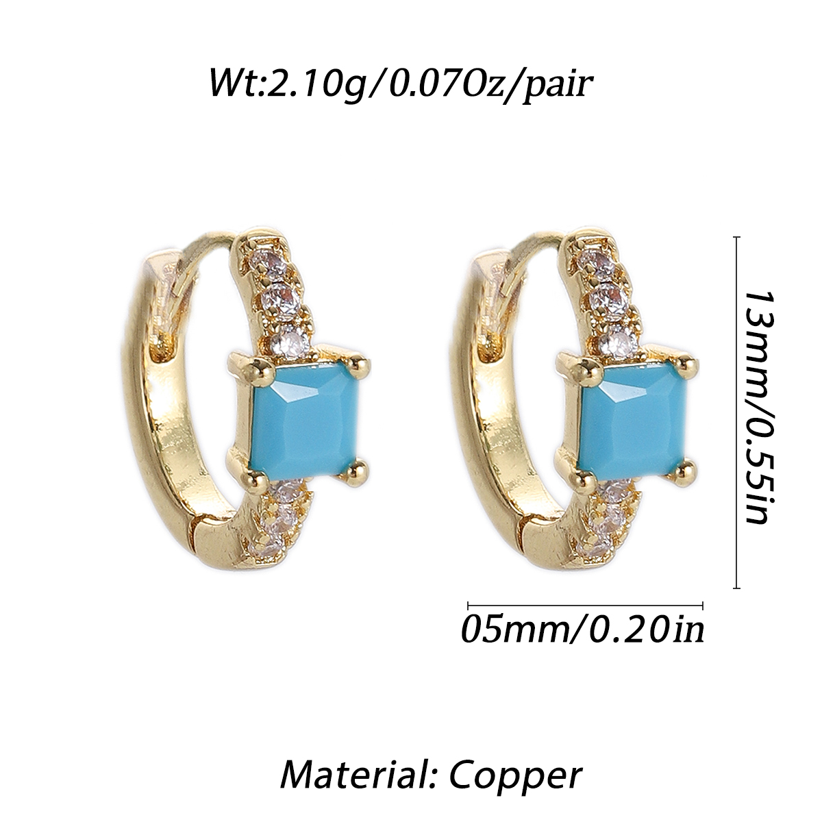 Bohemian Hoop Earrings for Women Paired Hoop Gold Color Earrings Fashion Jewelry - Picture 70 of 71