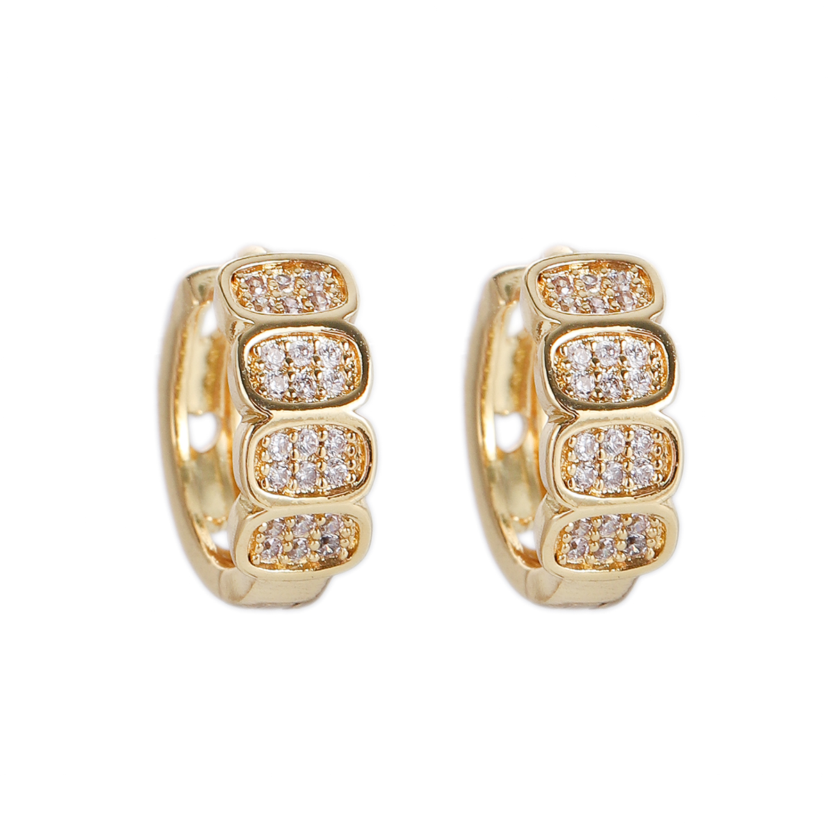 Geometric Earrings for Women Triangle Square Frame Earrings Gold Color In Korean - Picture 16 of 72