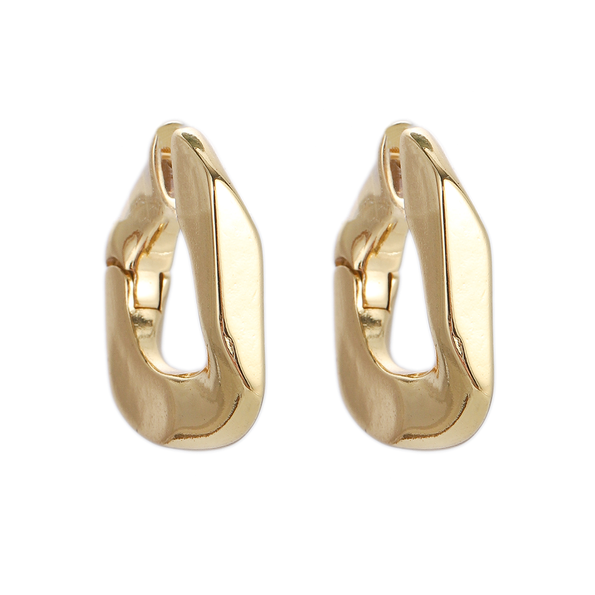 Geometric Earrings for Women Triangle Square Frame Earrings Gold Color In Korean - Picture 65 of 72