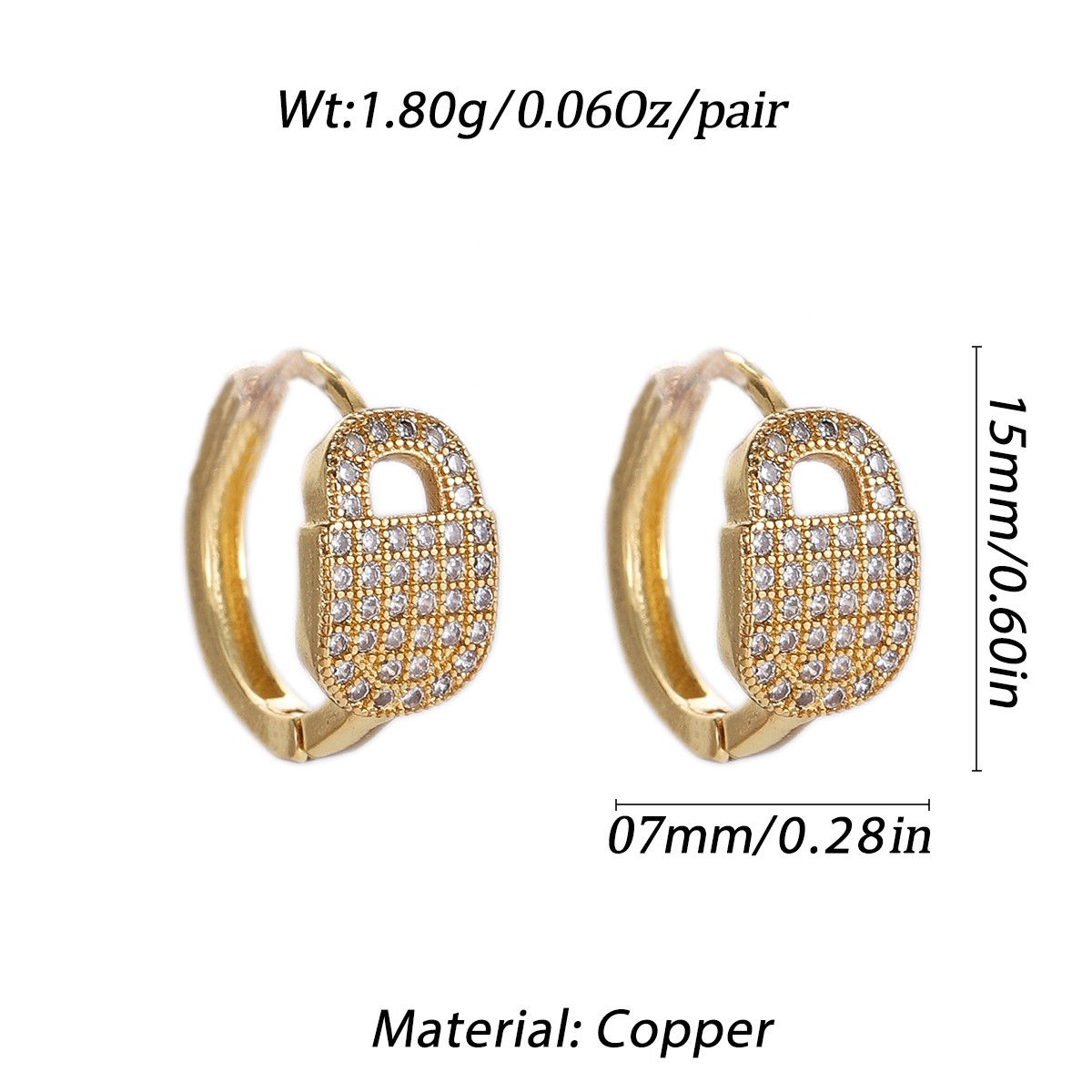 Geometric Earrings for Women Triangle Square Frame Earrings Gold Color In Korean - Picture 15 of 72