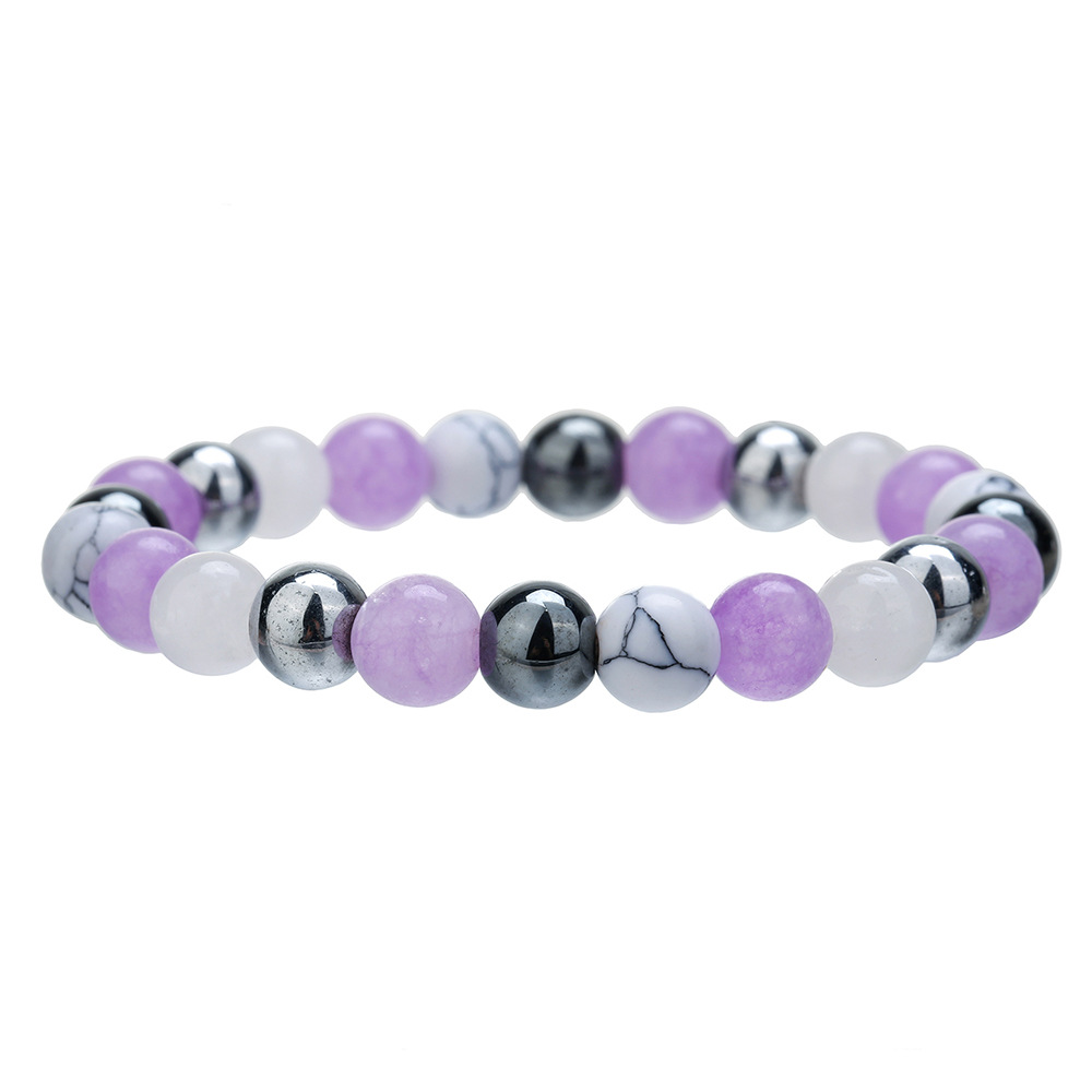 Fashion Natural Stone Aventurine Malachite Amethyst Bracelet for Women Men - Picture 16 of 21