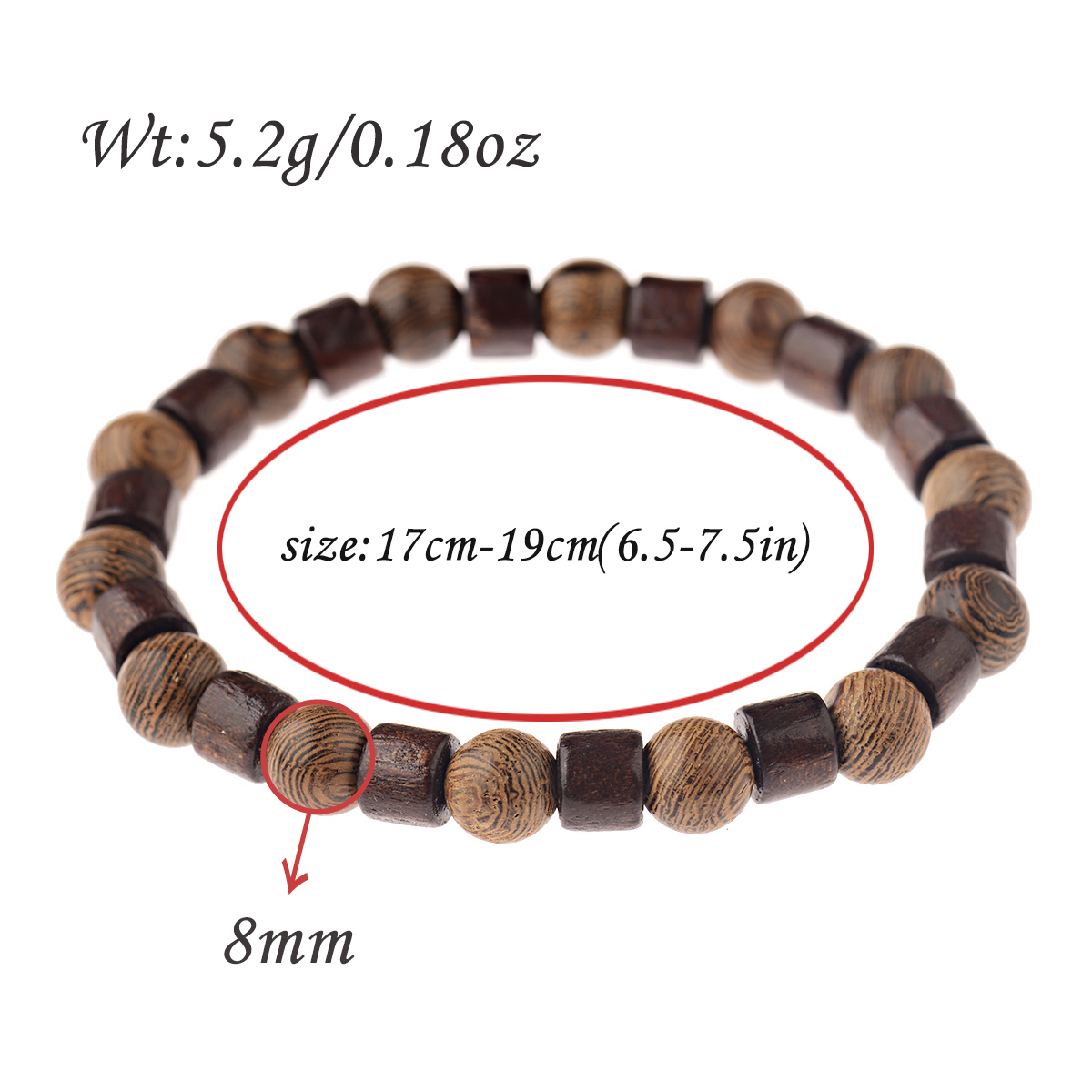 3Pcs Mens Surfer Bracelet Mens Beaded Bracelet Mens Stacking Coconut Bracelets