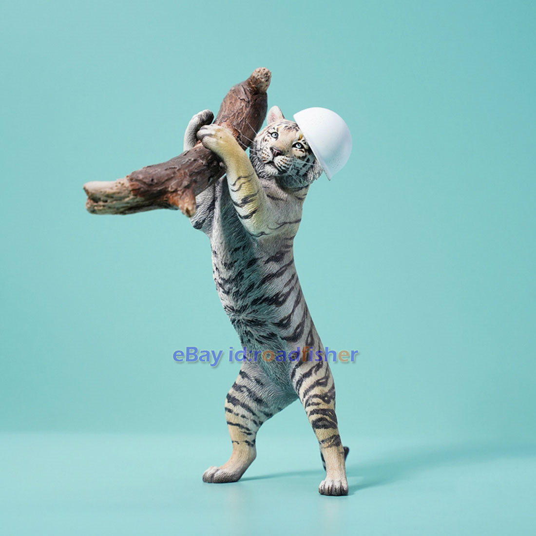 JXK 1/12 Scale Working Tiger Model Animal Figure Collector Decor