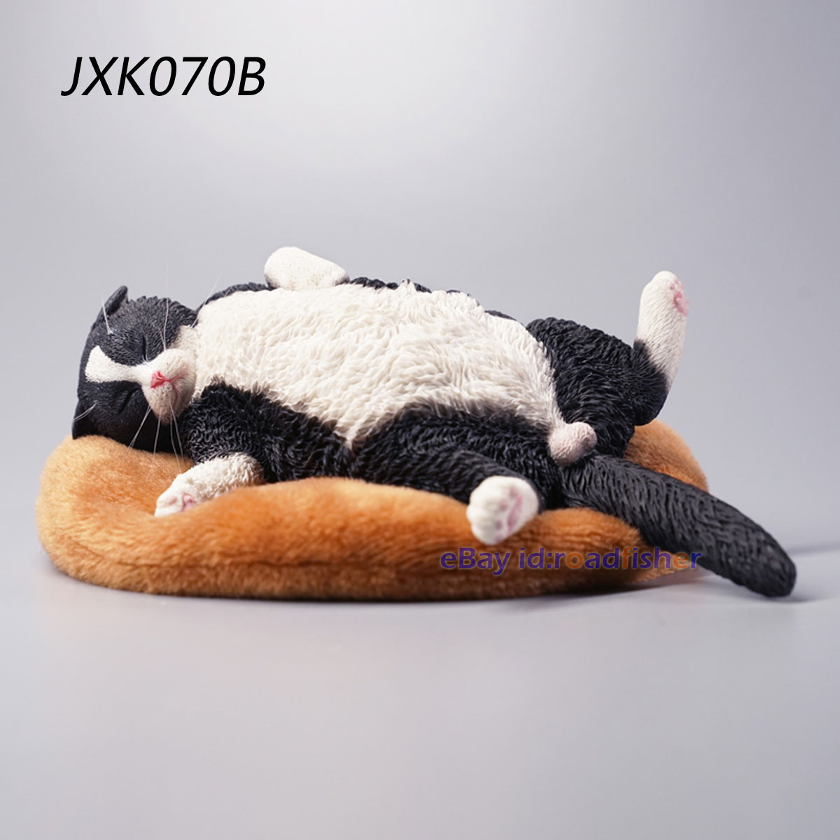 JXK 1/6 Letárgico Gato Modelo Adorable Mascota Animal Figura Coleccionista Decoración GK Pintada - Imagen 25 de 28
