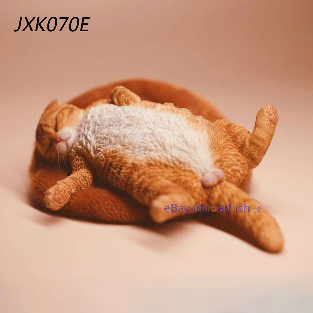 JXK 1/6 Letárgico Gato Modelo Adorable Mascota Animal Figura Coleccionista Decoración GK Pintada - Imagen 28 de 28