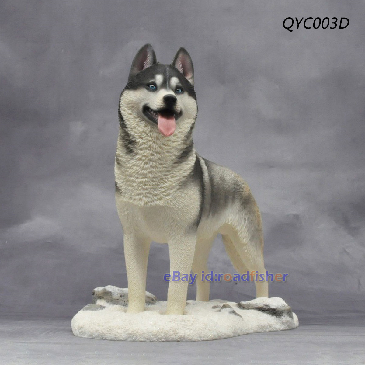 OUT THERE FOREVER 1/6 Modelo Husky Siberiano Animal Perro Coleccionista Decoración Pintado - Imagen 38 de 47