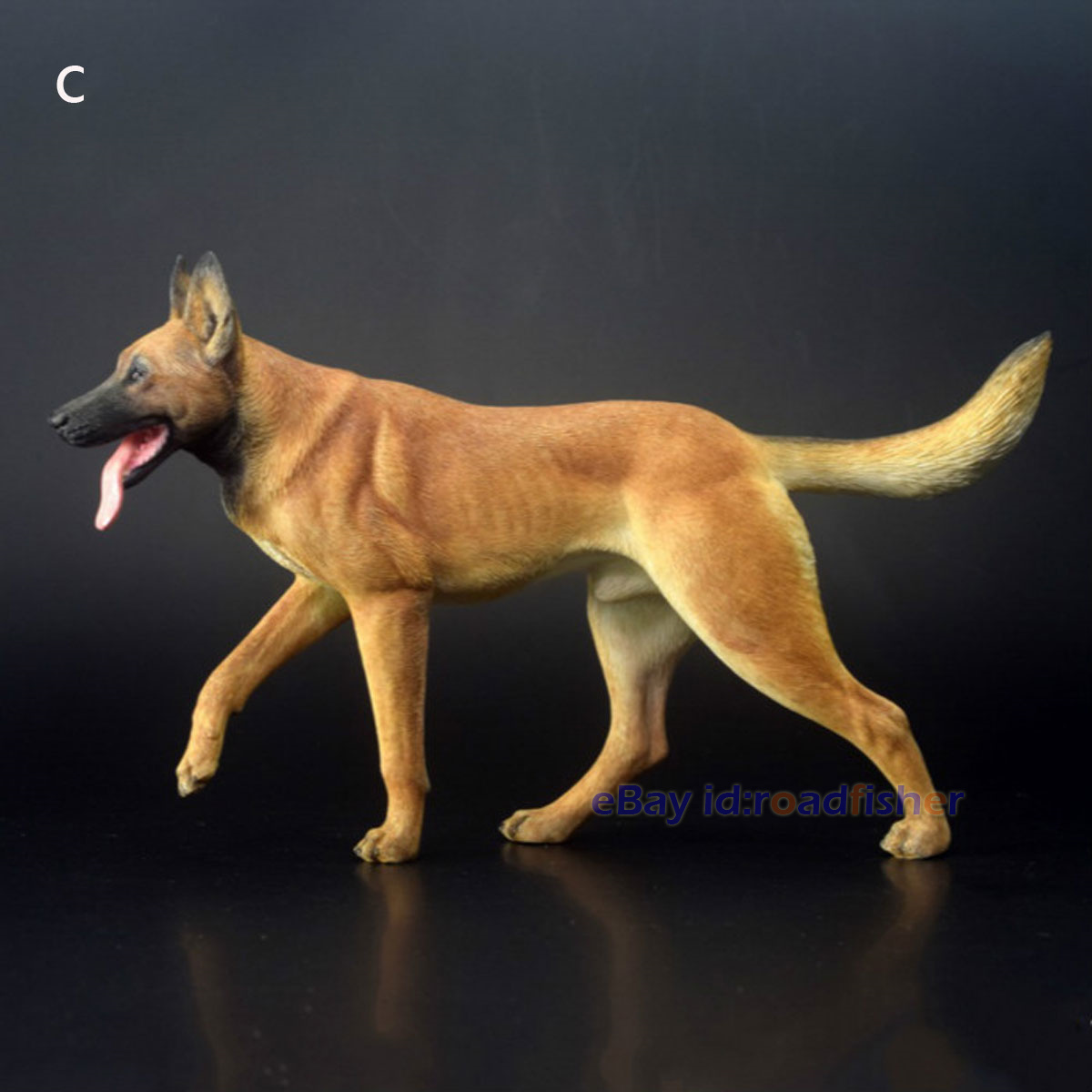 1/6 Perro de Trabajo Belga Malinois Figura Mascota Animal Modelo Decoración Pintado Niños Juguetes - Imagen 21 de 21
