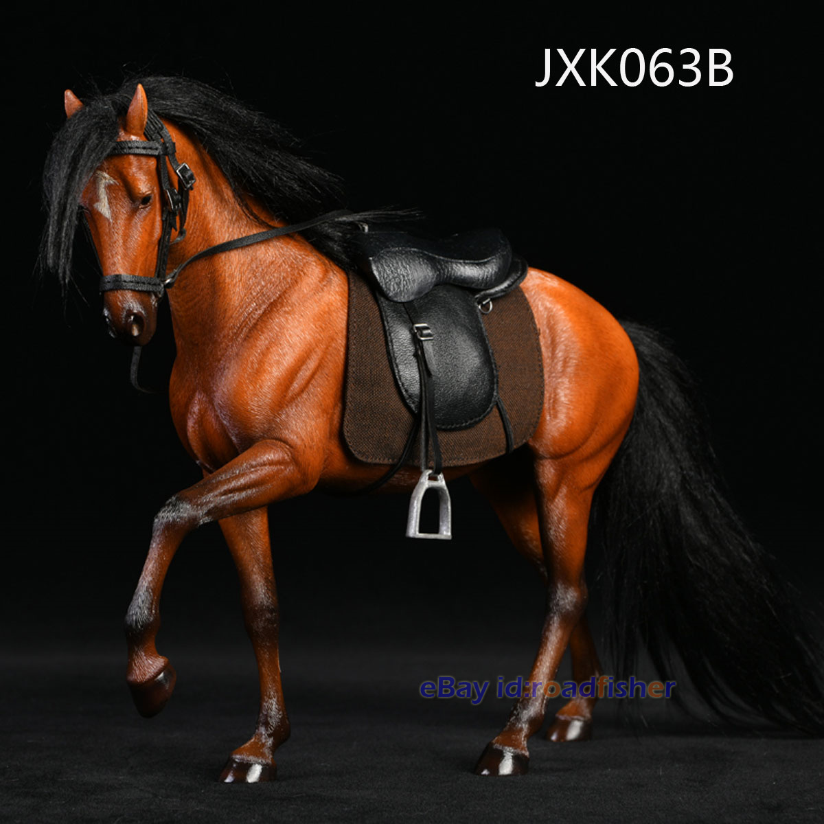 JXK 1/12 Ili Caballos Figura Animal Équidos Modelo Coleccionista Figura Decoración Niños Juguete - Imagen 23 de 27