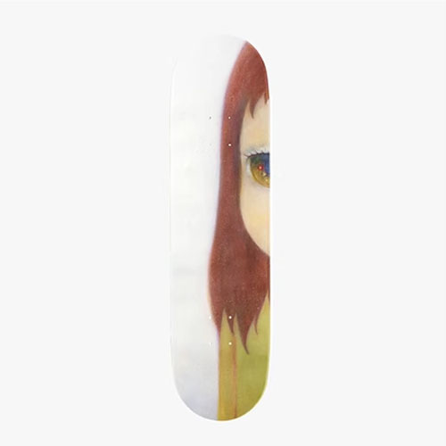 Yoshitomo Nara Skateboard Maple Board Home Wall Decor Untitled Dots Flying Dob - Picture 2 of 17