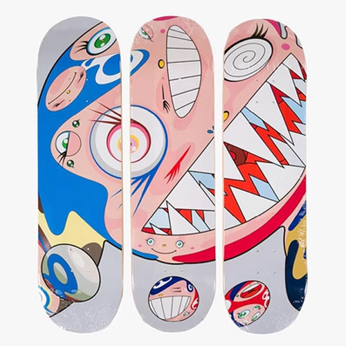 Yoshitomo Nara Skateboard Maple Board Home Wall Decor Untitled Dots Flying Dob - Picture 13 of 17