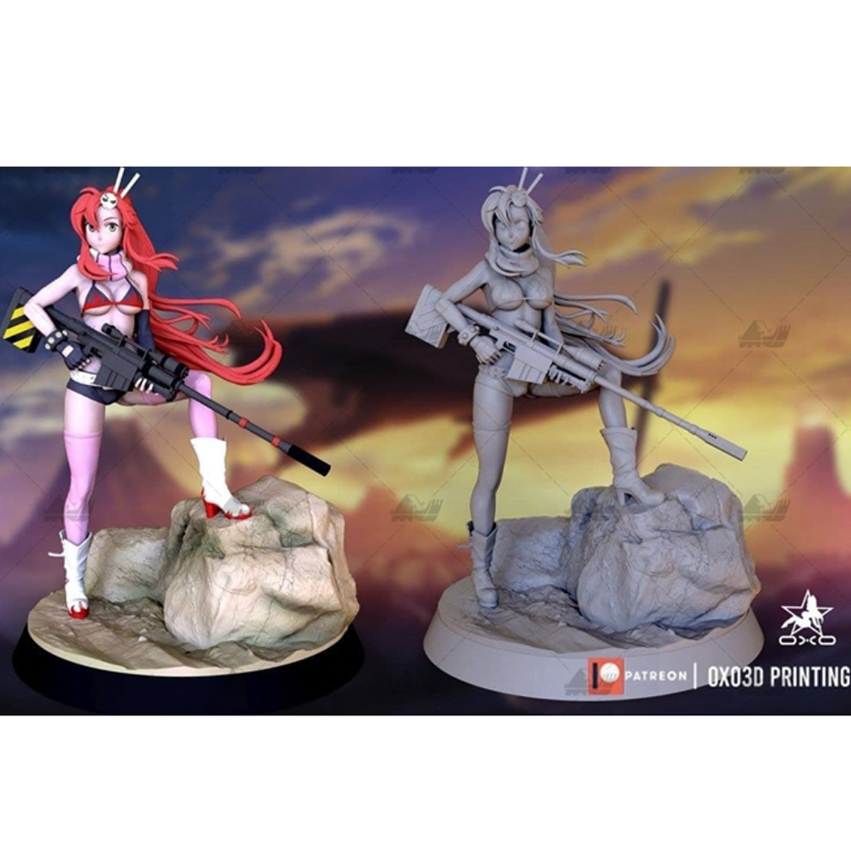 Yoko Littner unmontiert unlackiert 3D-Druck Harz Modellbausätze Garage Kits - Bild 7 von 10