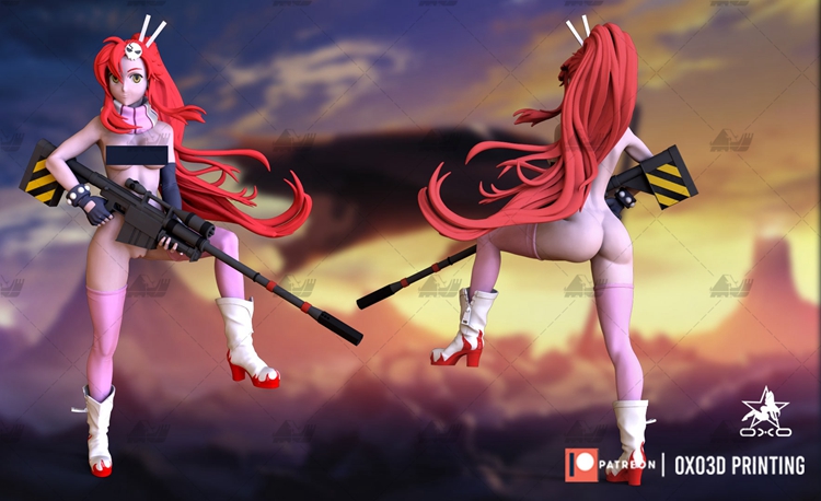 Yoko Littner unmontiert unlackiert 3D-Druck Harz Modellbausätze Garage Kits - Bild 10 von 10