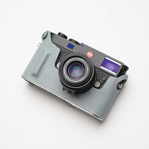 Retro Genuine Real Leather Camera Bag Protect Case Cover Base Grip For Leica M11 - Picture 12 of 17