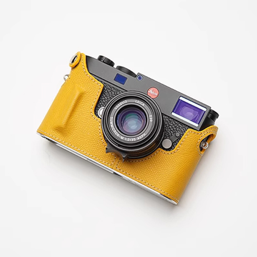 Retro Genuine Real Leather Camera Bag Protect Case Cover Base Grip For Leica M11 - Picture 14 of 17