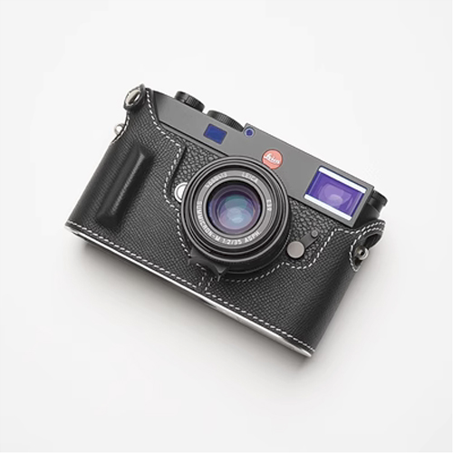 Retro Genuine Real Leather Camera Bag Protect Case Cover Base Grip For Leica M11 - Picture 17 of 17