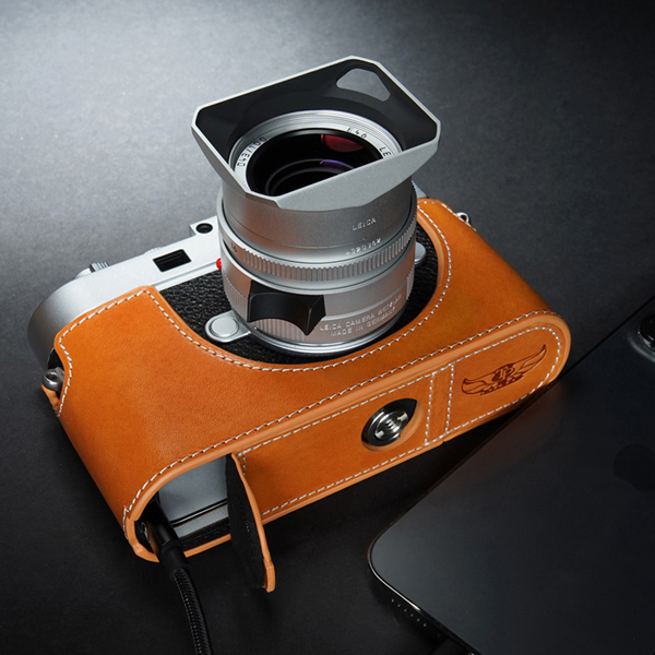 Genuine Real Leather Camera Bag Protective Case Cover Grip Holder For Leica M11 - Picture 29 of 30