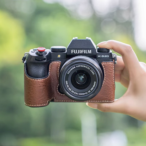 PU Leather Camera Bag Case Cover Base Belt Strap For Fuji X-S20 X-S10 XS20 XS10 - Picture 24 of 44