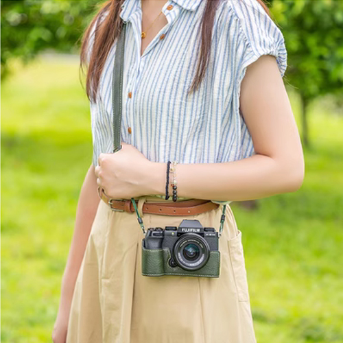 PU Leather Camera Bag Case Cover Base Belt Strap For Fuji X-S20 X-S10 XS20 XS10 - Picture 40 of 44