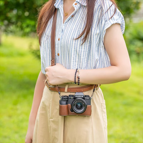 PU Leather Camera Bag Case Cover Base Belt Strap For Fuji X-S20 X-S10 XS20 XS10 - Picture 41 of 44