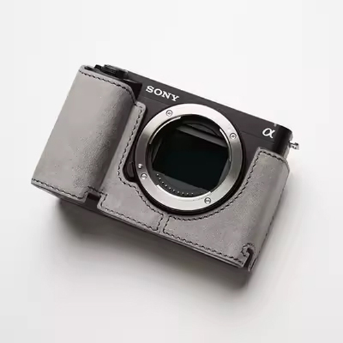 Genuine Real Leather Camera Bag Protect Case Cover Base For Sony ZVE1 ZV-E1 - Picture 26 of 34