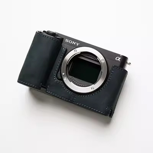 Genuine Real Leather Camera Bag Protect Case Cover Base For Sony ZVE1 ZV-E1 - Picture 27 of 34
