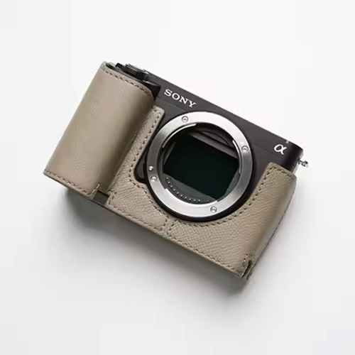Genuine Real Leather Camera Bag Protect Case Cover Base For Sony ZVE1 ZV-E1 - Picture 28 of 34