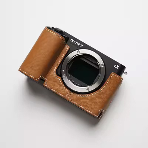 Genuine Real Leather Camera Bag Protect Case Cover Base For Sony ZVE1 ZV-E1 - Picture 32 of 34