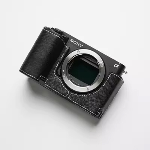 Genuine Real Leather Camera Bag Protect Case Cover Base For Sony ZVE1 ZV-E1 - Picture 33 of 34