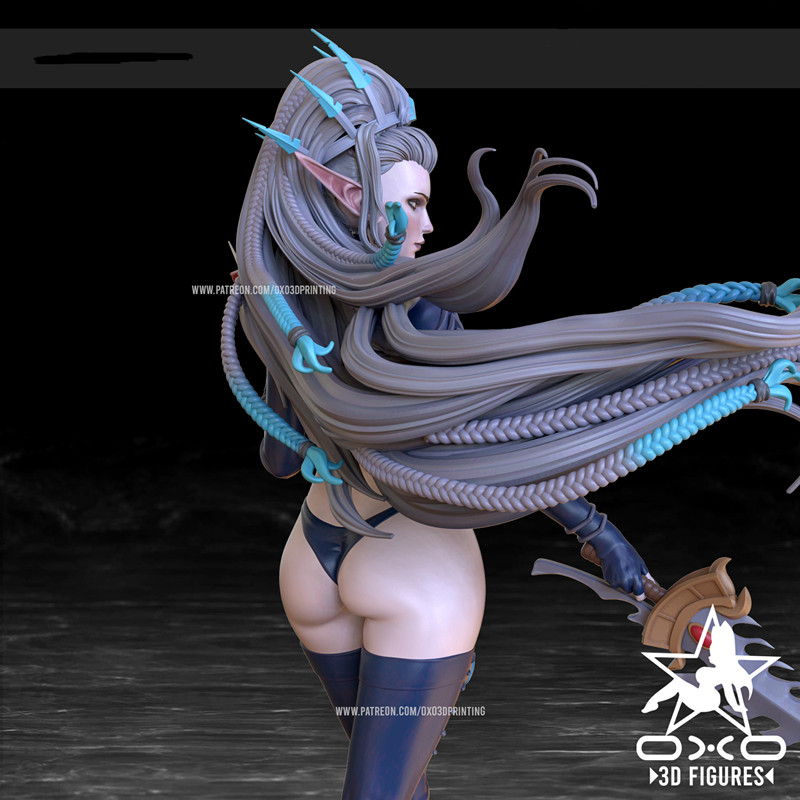 Anime Yvraine 1/8 1/6 Figures Unpainted GK Model 3D Print Unassembled Resin Kits - Picture 7 of 7