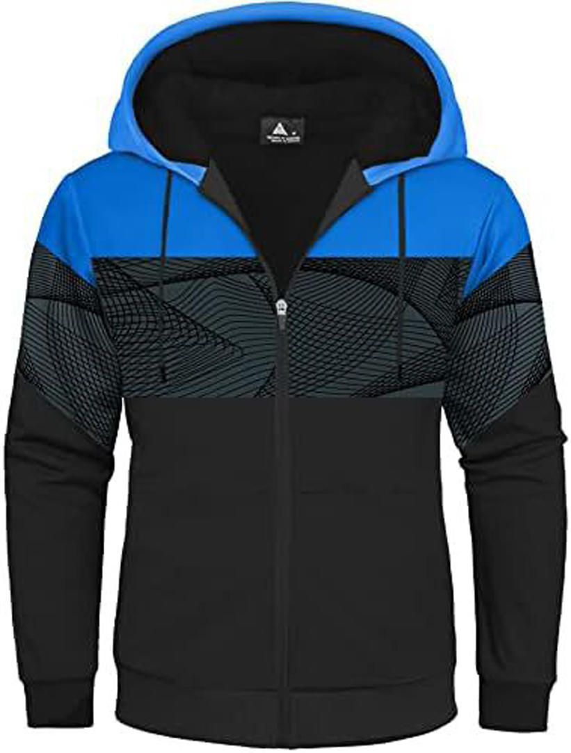 GEEK LIGHTING Hoodies for Men Heavyweight Fleece Sweatshirt - Full Zip Up Thick - Picture 29 of 62