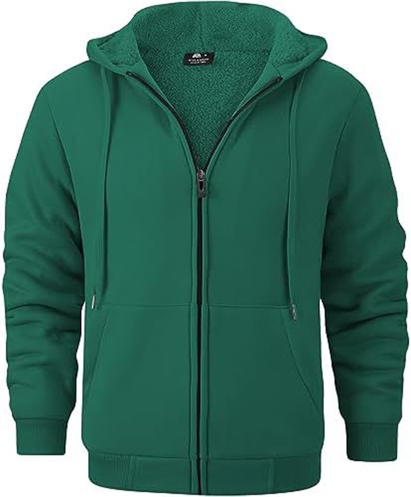GEEK LIGHTING Hoodies for Men Heavyweight Fleece Sweatshirt - Full Zip Up Thick - Picture 35 of 62