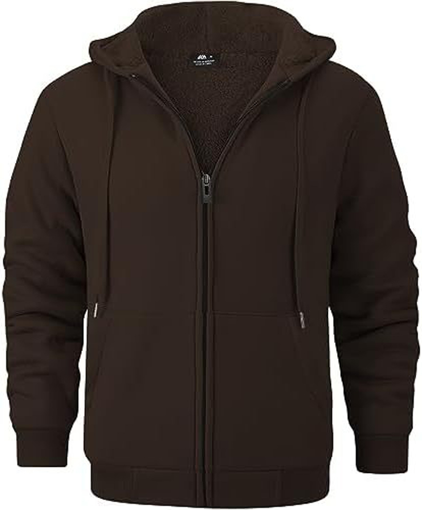 GEEK LIGHTING Hoodies for Men Heavyweight Fleece Sweatshirt - Full Zip Up Thick - Picture 43 of 62