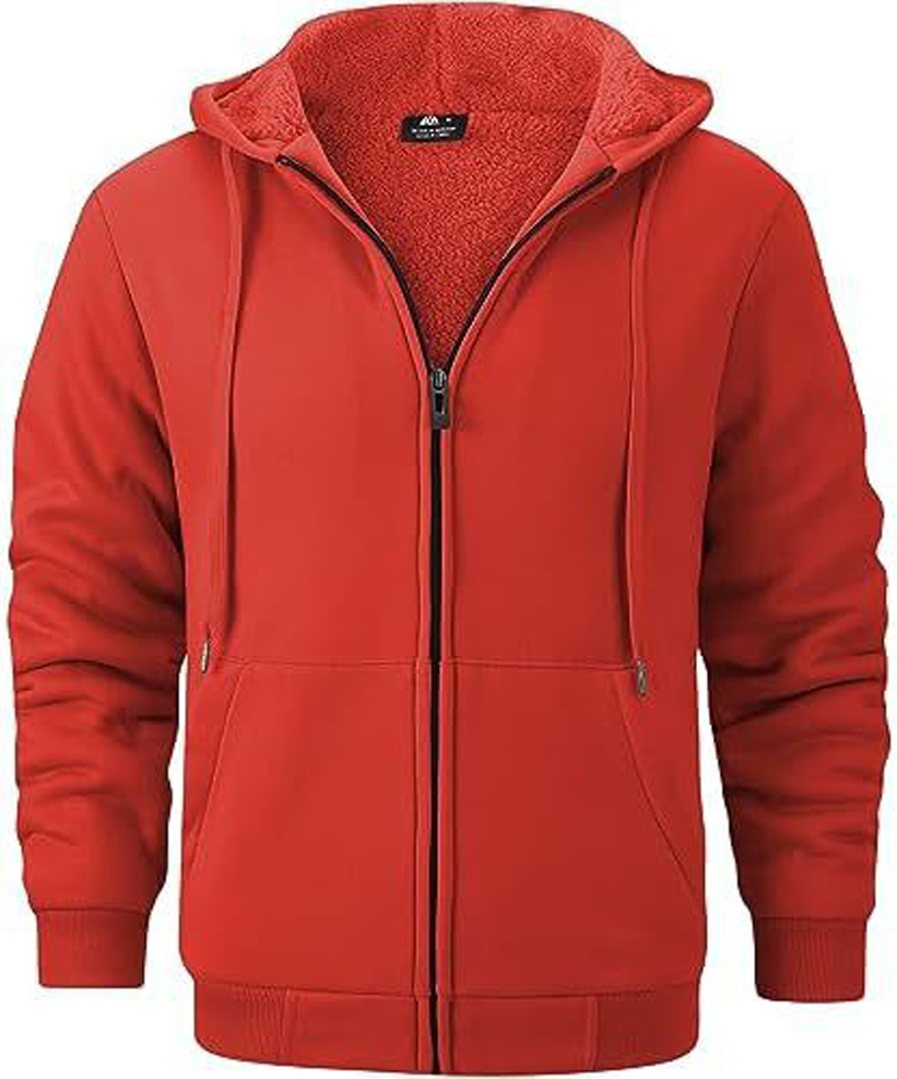 GEEK LIGHTING Hoodies for Men Heavyweight Fleece Sweatshirt - Full Zip Up Thick - Picture 44 of 62