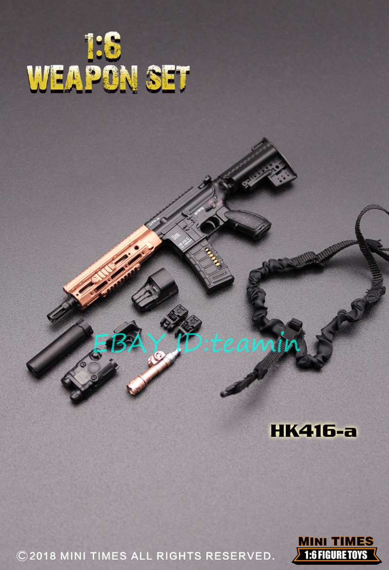 Mini Times HK416 Series Plastic Gun Rifle Weapon Model Fit 1