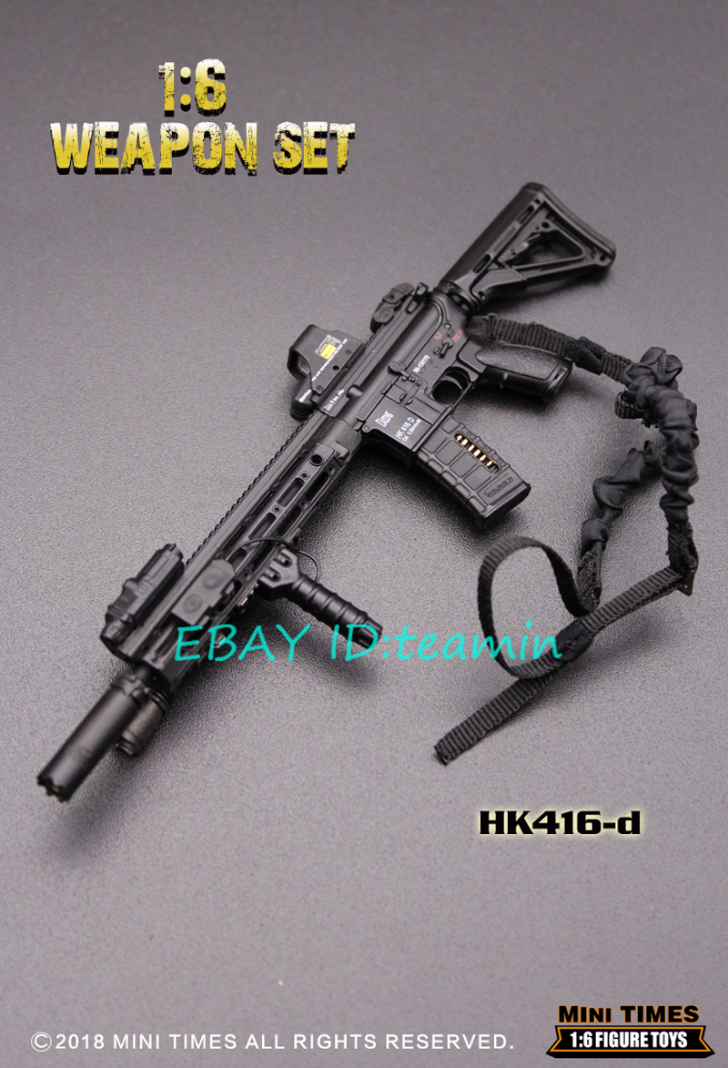 Mini Times HK416 Series Plastic Gun Rifle Weapon Model Fit 1