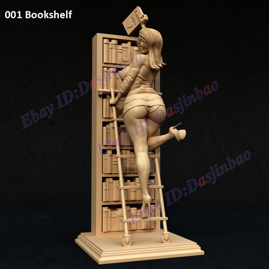 Teacher library 1/8 1/6 1/4 3D Print Model Kit Unpainted Unassembled GK