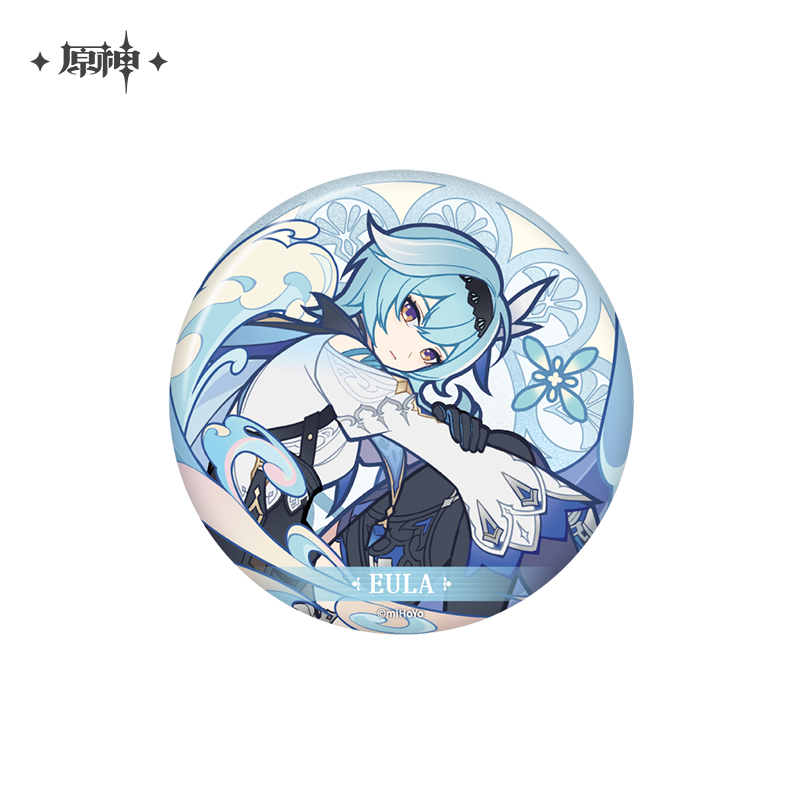 miHoYo Genshin Impacto Viento Flores Respiración Insignia Emblema Hoja Original 2,9" - Imagen 7 de 7