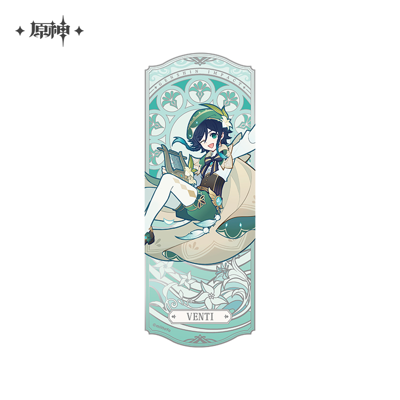 Tarjeta de colección miHoYo Genshin Impact productos oficiales originales viento aliento flor - Imagen 8 de 9