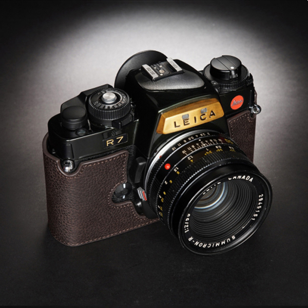 Genuine Real Leather Camera Bag Case Cover For Leica R6 R6II R6.2 R7 R5 R4 R3 - Picture 25 of 43