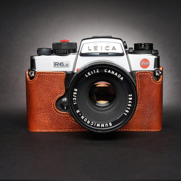 Genuine Real Leather Camera Bag Case Cover For Leica R6 R6II R6.2 R7 R5 R4 R3 - Picture 31 of 43